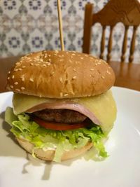 Hamburguesa mixta Pozas