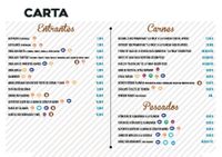 Entrantes, carnes y pescados
